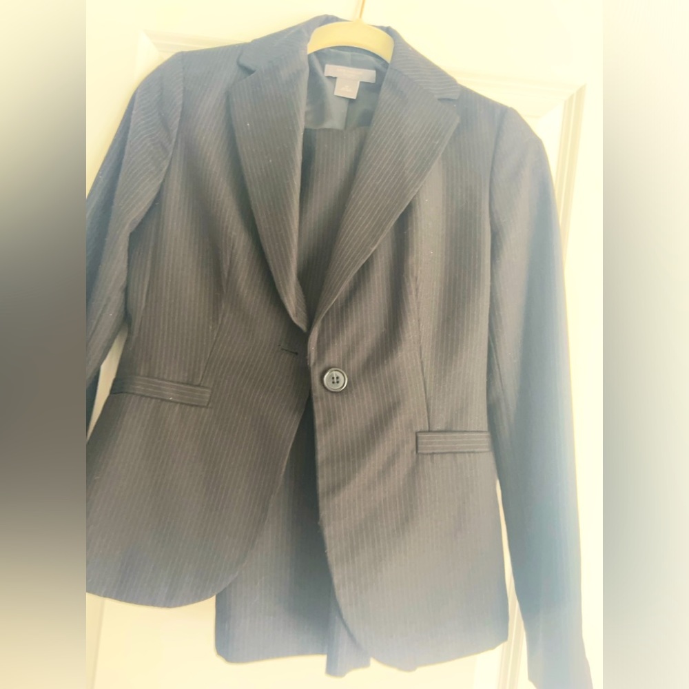 Ann Taylor Pinstripe 2-pc Suit Set - Woman's